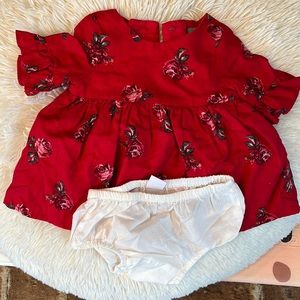 Baby Gap Floral Dress with bloomers